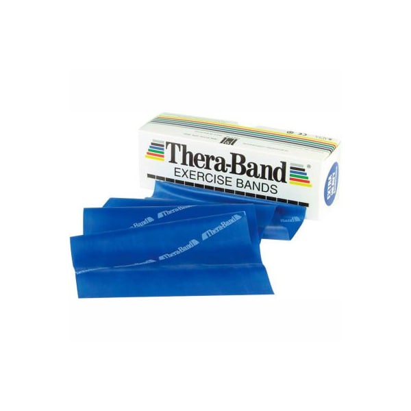 Fabrication Enterprises Thera-Band Latex Exercise Band, Blue, 6 Yard Roll/Box 10-1003 - main